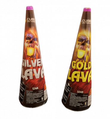 Gold/Silver Lava Fountain